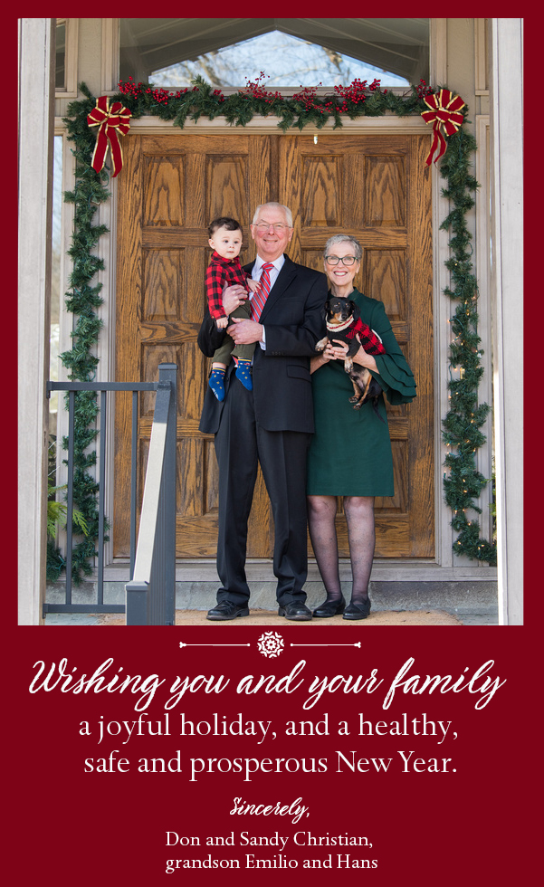 2020 Seaons greeting holiday Card